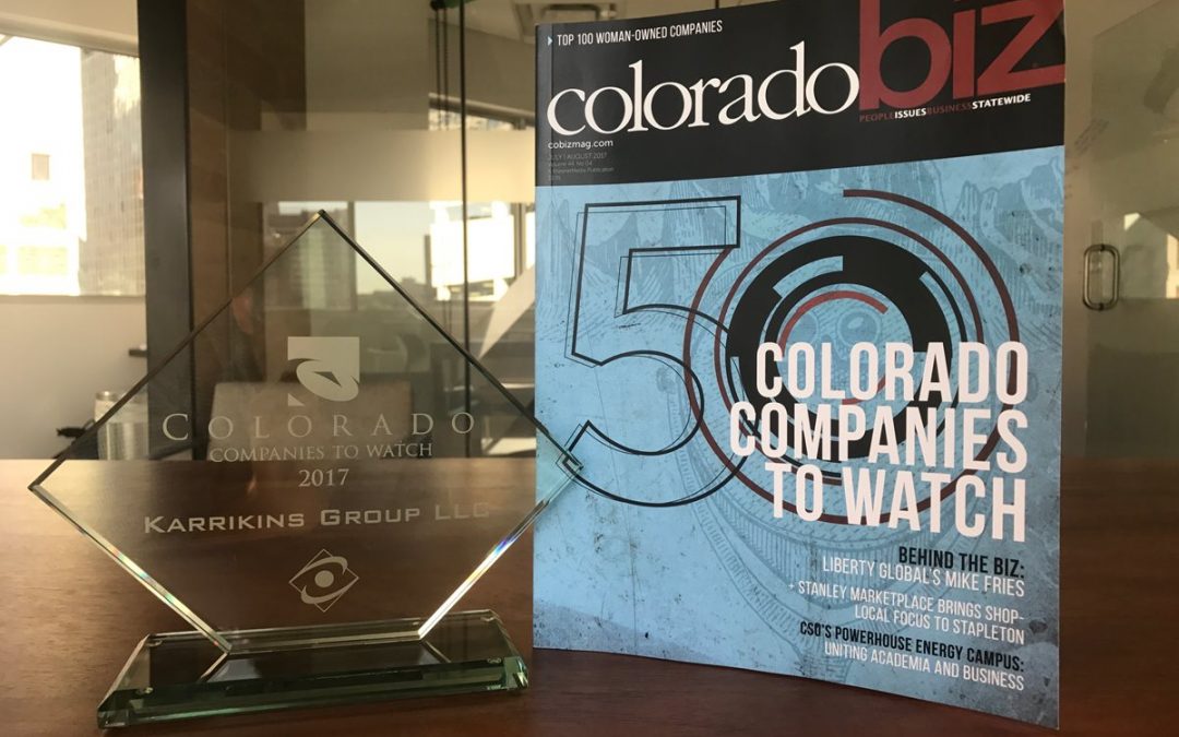 PRESS RELEASE: Karrikins Group Named a Colorado Companies to Watch Winner