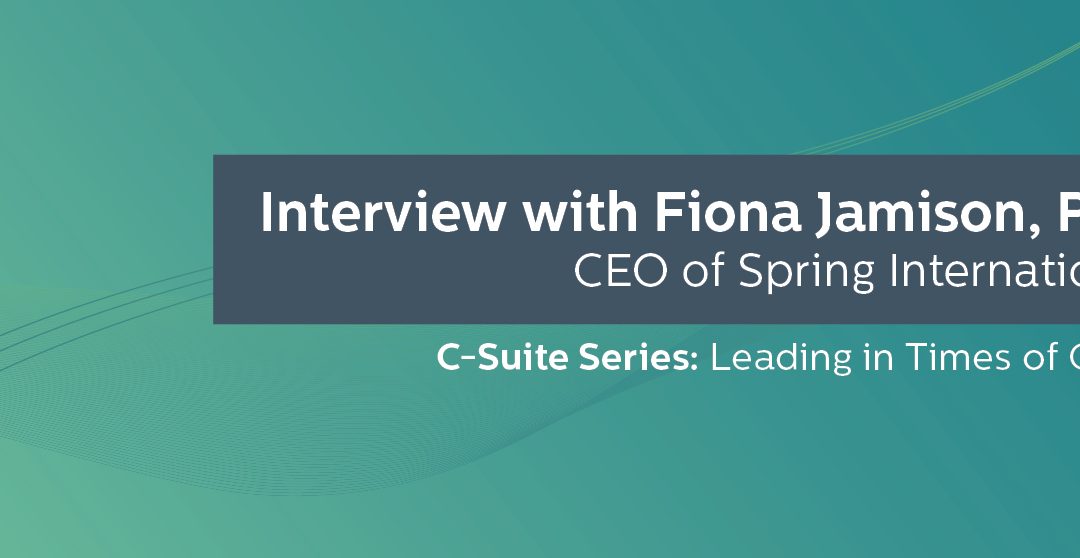 C-Suite Leadership Series | Fiona Jamison, PhD