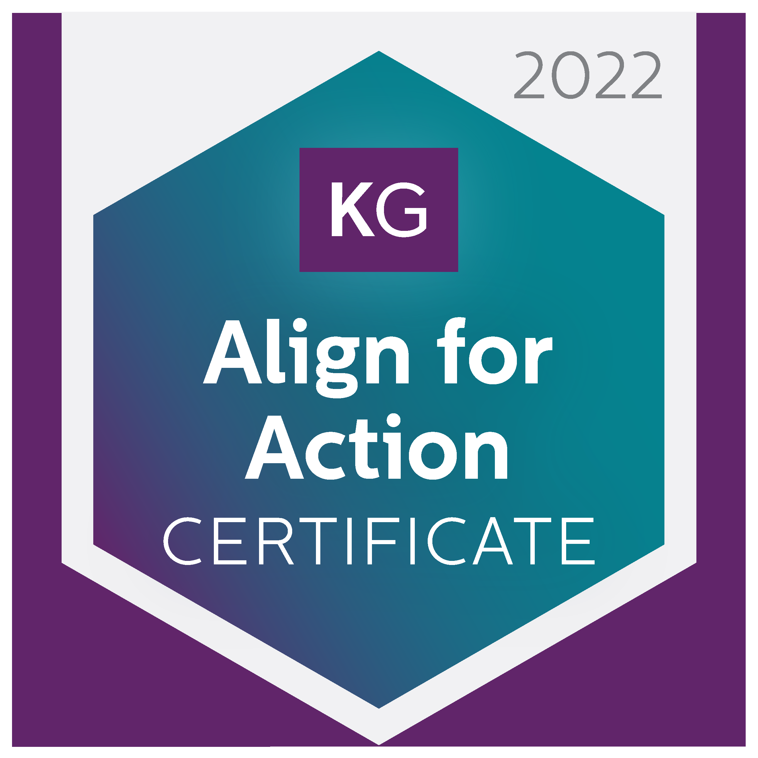 Align for Action Certificate Badge
