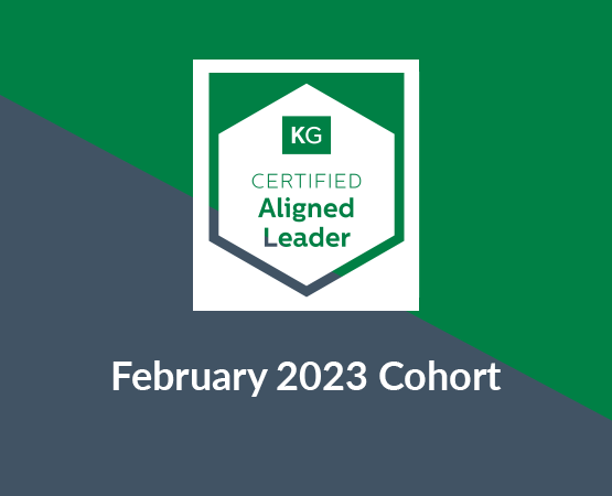 Badge for 2023 February Aligned Leader Program