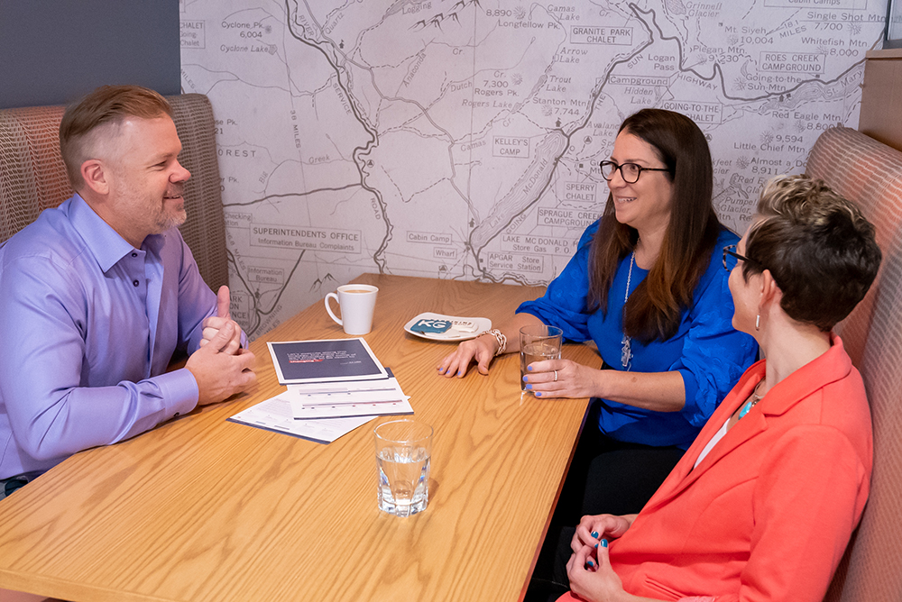 people sitting at a table