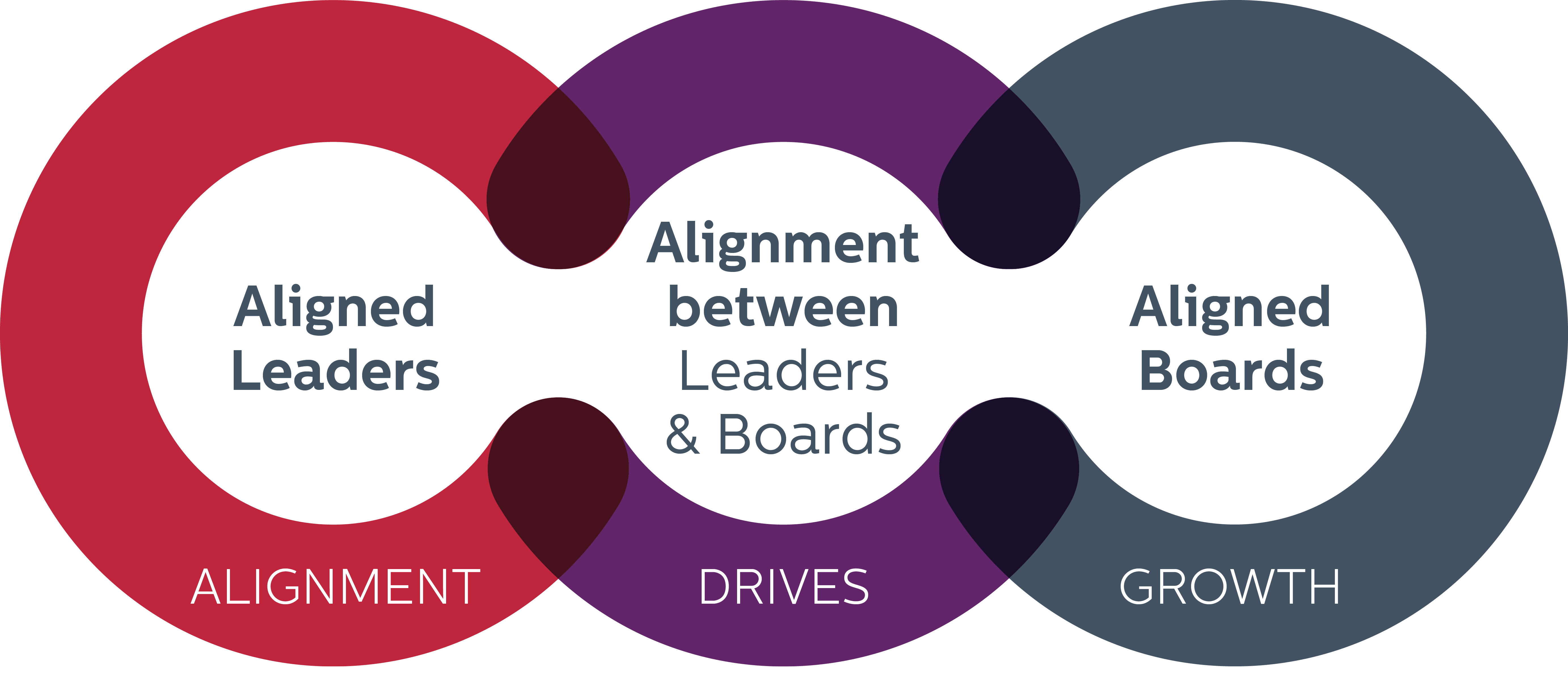 Graphic about alignment driving growth