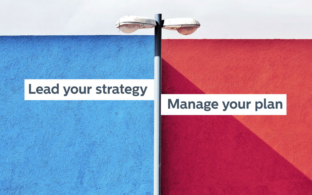 Lead Your Strategy / Manage Your Plan [Webinar]