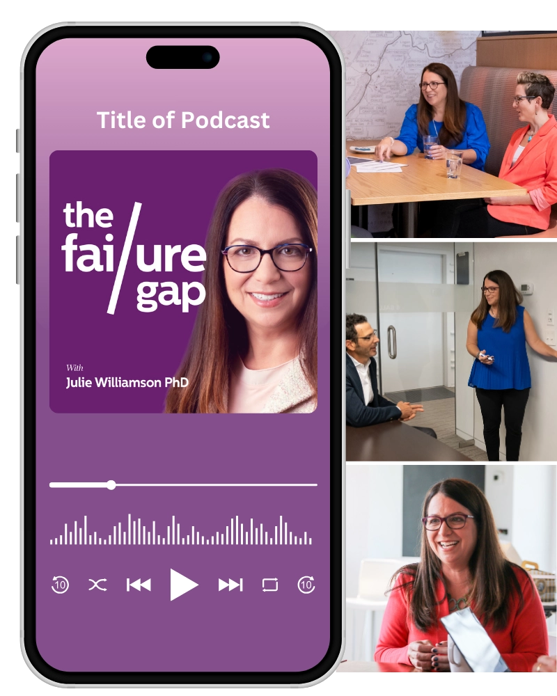 mockup-of-podcast-and-collage-of-images-people-working-together mockup of podcast and collage of images of people working together
