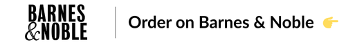 Barnes & Noble logo next to the text "Order on Barnes & Noble" with a yellow pointing hand emoji on the right.
