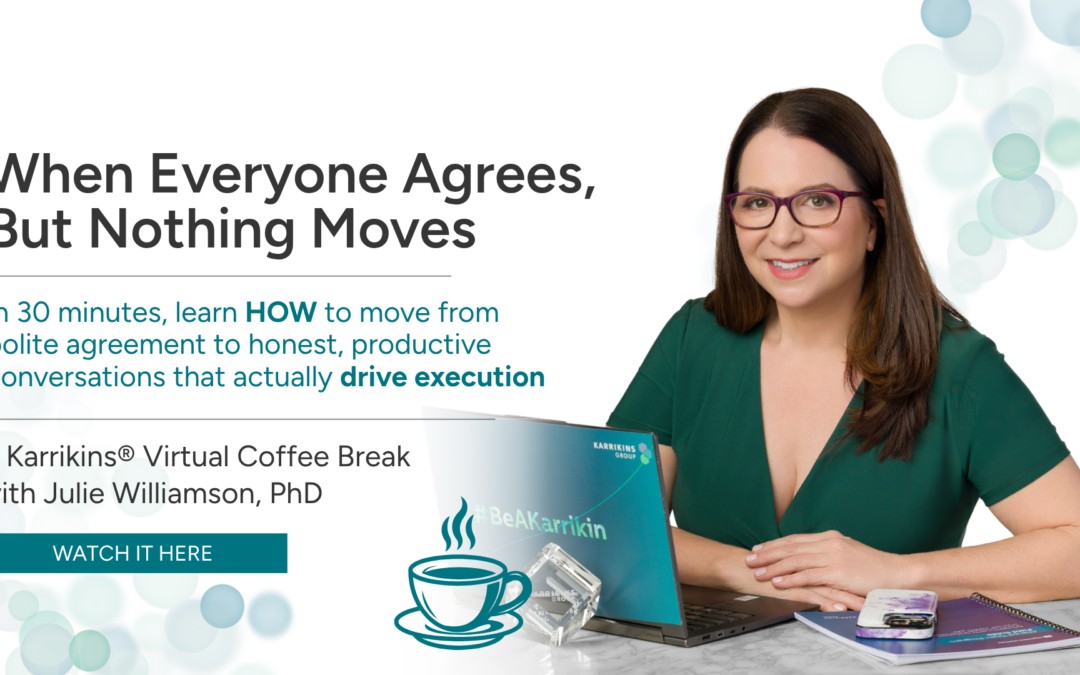 When Everyone Agrees, But Nothing Moves. [Webinar]